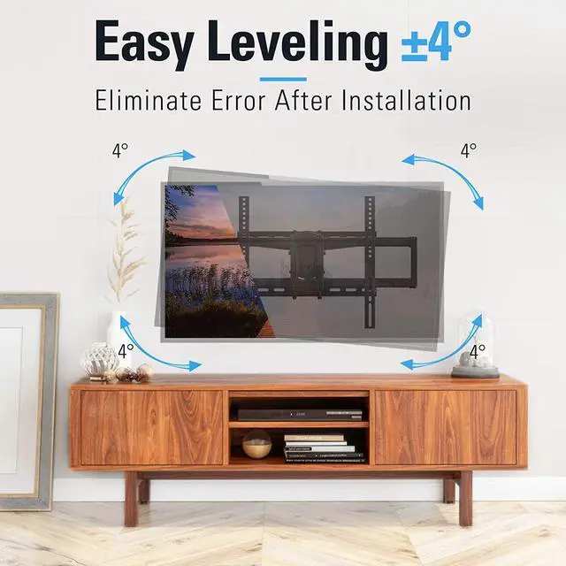 Alt view image 6 of 7 - Mounting Dream TV Wall Mount Swivel and Tilt for 42-75 Inch TVs, Full Motion TV Mount TV Bracket with Articulating Arms, Max VESA 600x400mm and 100 LBS Loading, Fits 16" Woods Studs, MD2658