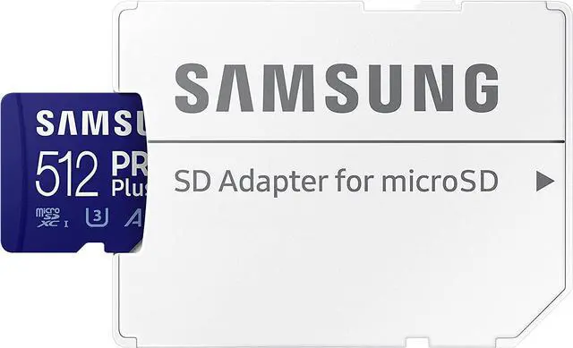 Alt view image 10 of 12 - SAMSUNG PRO plus + Adapter 512GB Microsdxc up to 160Mb/S UHS-I, U3, A2, V30, Full HD & 4K UHD (MB-MD512KA/AM)