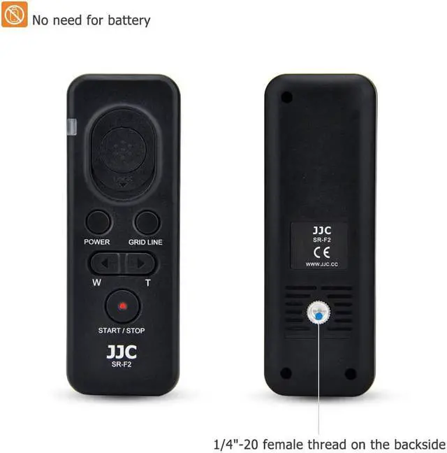 Alt view image 6 of 15 - JJC RM-VPR1 Wired Remote Control for Sony FDR-AX53 AX43 AX33 AX100 AX700 AX60 PXW-X70 PXW-Z90V HXR-NX80 HDR-CX405 CX455 CX440 CX675 CX680 CX900 A5100 A6000 A6100 A6300 A6400 RX100 VII VI ZV-1 RX10 IV