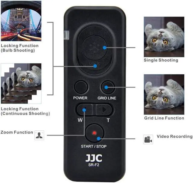 Alt view image 5 of 15 - JJC RM-VPR1 Wired Remote Control for Sony FDR-AX53 AX43 AX33 AX100 AX700 AX60 PXW-X70 PXW-Z90V HXR-NX80 HDR-CX405 CX455 CX440 CX675 CX680 CX900 A5100 A6000 A6100 A6300 A6400 RX100 VII VI ZV-1 RX10 IV