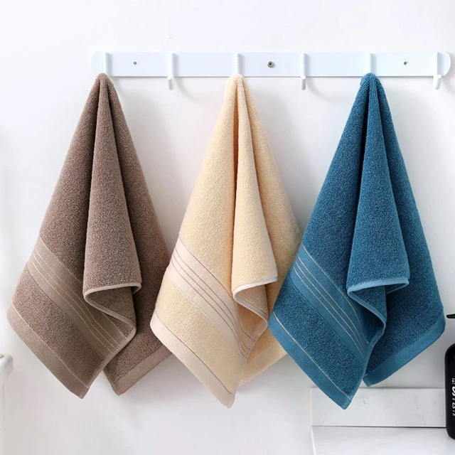 Alt view image 3 of 6 - 3 Pack Hand Towels for Bathroom, Cotton Soft & Absorbent