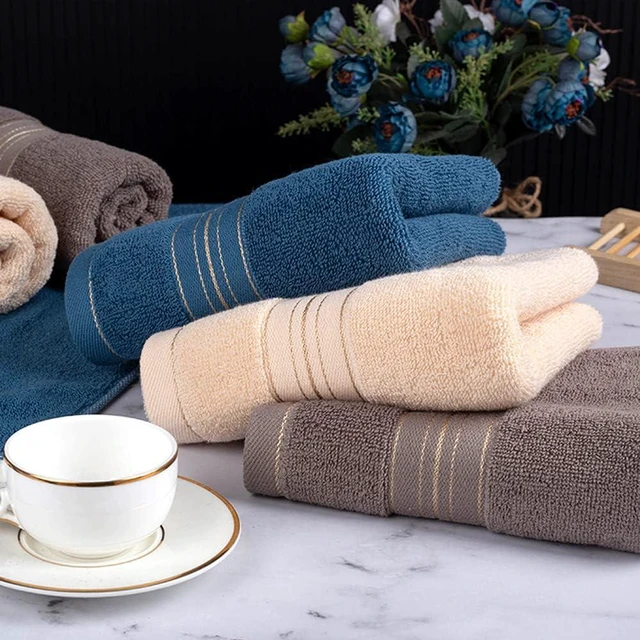 Alt view image 6 of 6 - 3 Pack Hand Towels for Bathroom, Cotton Soft & Absorbent