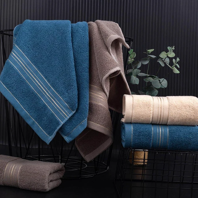Alt view image 5 of 6 - 3 Pack Hand Towels for Bathroom, Cotton Soft & Absorbent