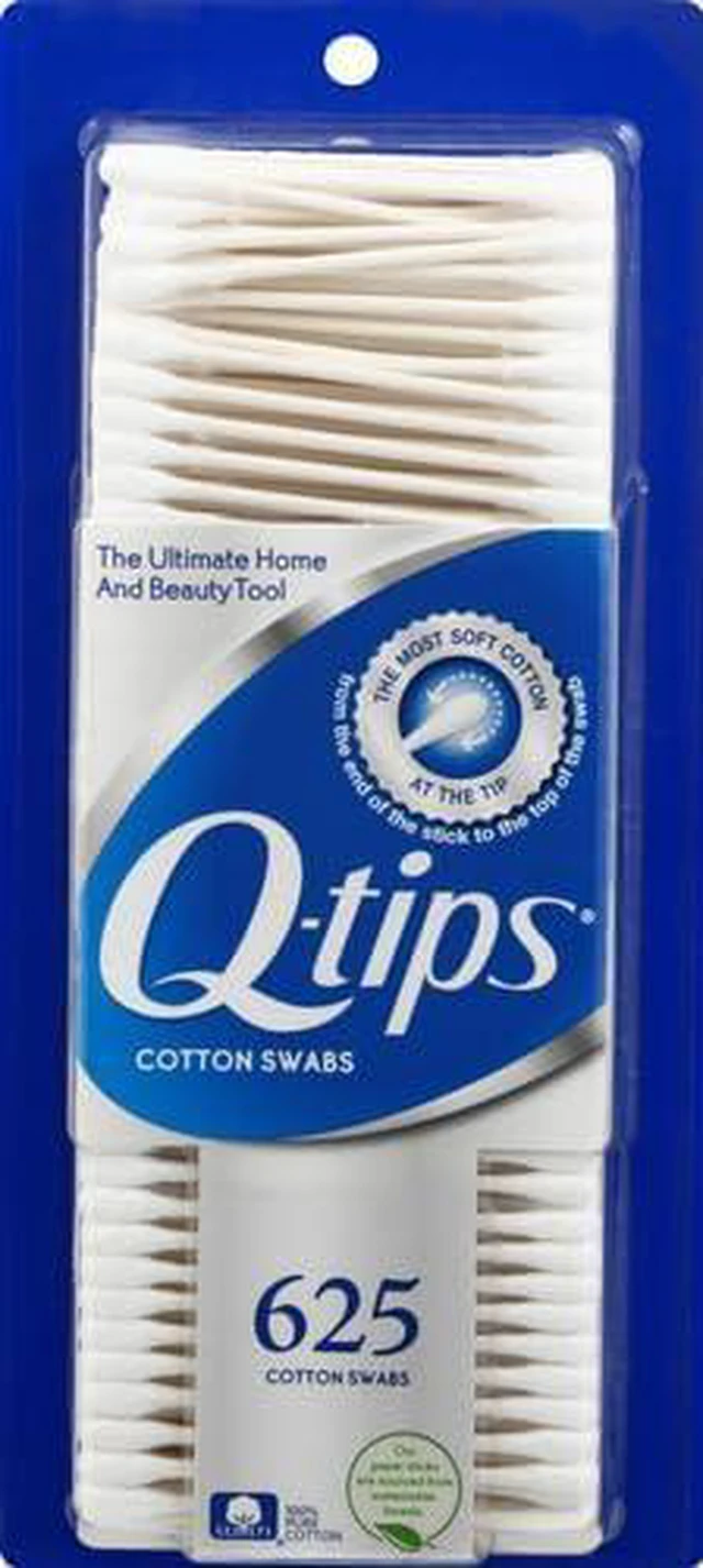 Alt view image 4 of 5 - Q-tips Cotton Swabs for Hygiene and Beauty Care Original Cotton Swab Made with 100% Cotton 625 Count, (Pack of 2)