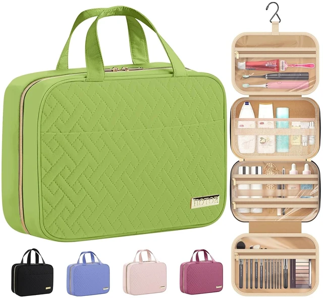 Main image of Hanging Travel Toiletry Bag Women Men Essentials Avocado Green