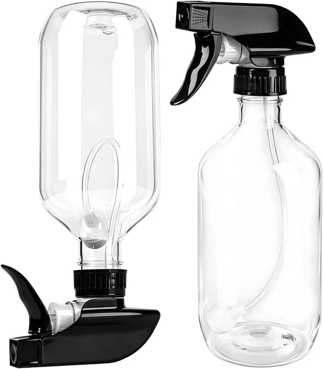 Main image of 2 Pack 16oz Spray Bottles with Adjustable Spray Nozzles for Cleaning