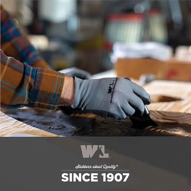 Alt view image 3 of 6 - Wells Lamont Nitrile Work Gloves