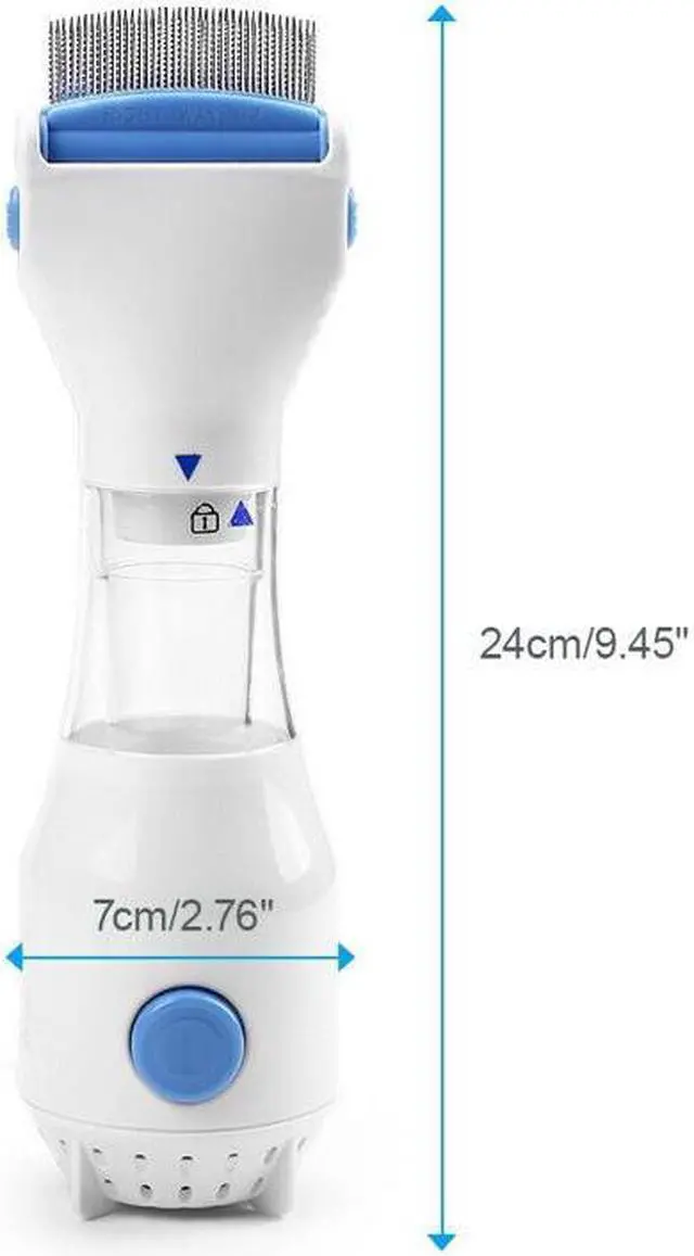 Alt view image 2 of 4 - Electric Vacuum Head Lice Comb Brush Pet Dog Flea Filter Remover with 3 Filters