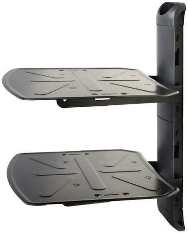 Alt view image 2 of 3 - VideoSecu 2 Tier Shelf DVD Player Wall Mount under TV LED Plasma for AV Component Game Console Cable Box DVR Bracket WP6