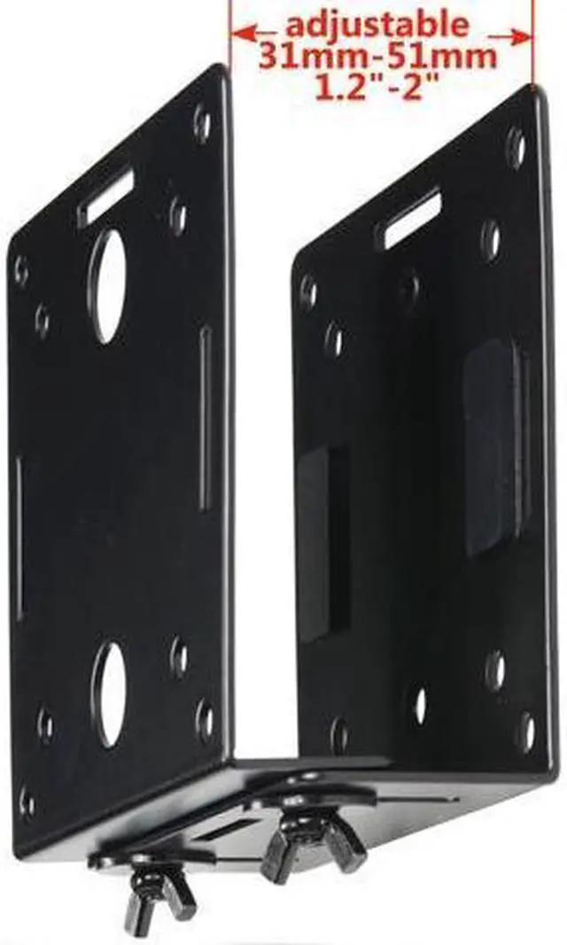 Alt view image 2 of 6 - VideoSecu Mount for TV Cable Box A/V Components Video Game Console Blu-ray Disc/DVD Player DVR Smart Router Switch Modems Adjustable Small Device Mount BR3