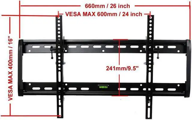 Alt view image 3 of 4 - VideoSecu Mounts Tilt TV Wall Mount Bracket for Most 39"- 75" Sony, Vizio, LG, Sharp LCD LED Plasma TV with VESA 200x100, 200x200, 400x400 to 600x400mm BXE