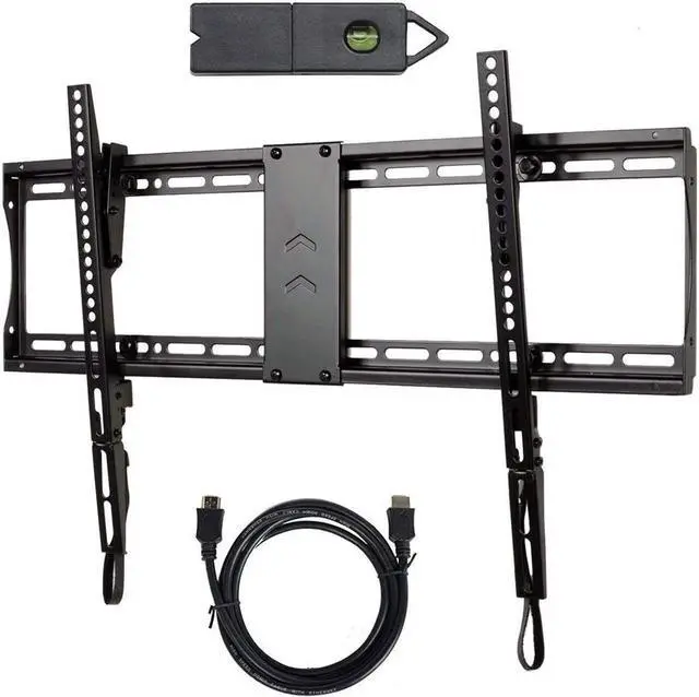 Main image of VideoSecu Heavy Duty Tilt Wall Mount for Most 32" to 85" TV LCD LED UHD 3D HDTV Flat Panel Screen Display Bracket with VESA 700x400mm with HDMI Cable BXM