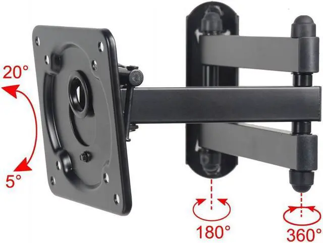 Alt view image 2 of 4 - VideoSecu TV Wall Mount for VIZIO 19-29" Full Motion D24-D1 D24hn-D1 D24h-E1 D24hn-E1 E28H-C1 E291-A1 LED LCD HDTV Articulating Tilt Swivel Bracket B0Y