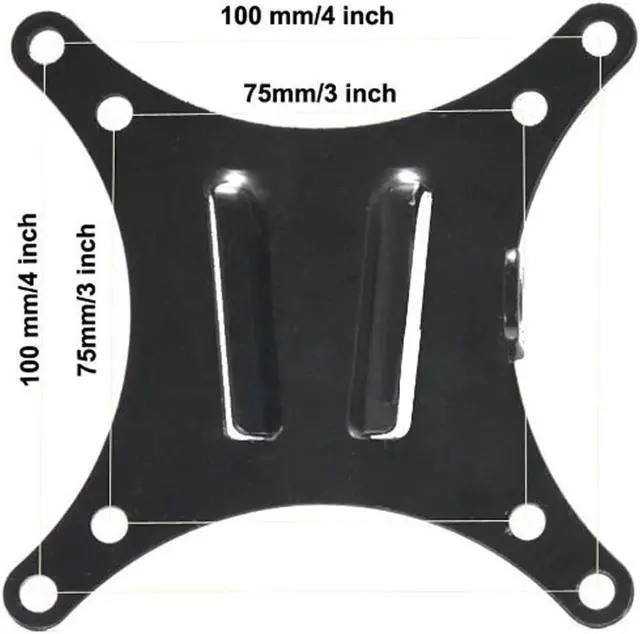 Alt view image 5 of 5 - VideoSecu Articulating Arm TV Wall Mount Tilt Swivel Full Motion Bracket for most 15 16 17 19 20 22 23 24 26 27 inch Monitor LCD LED 3D HDTV Flat Panel Screens - mounting hole pattern 75/100mm A28