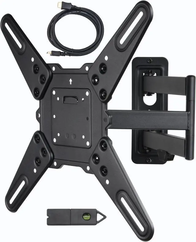 Main image of VideoSecu Heavy Duty Tilt Swivel TV Wall Mount for most 26 29 32 37 39 40 43 46 48 50 55" LCD LED UHD HDTV with loading 88lbs, Max VESA 400x400mm, long extension 20" bxp