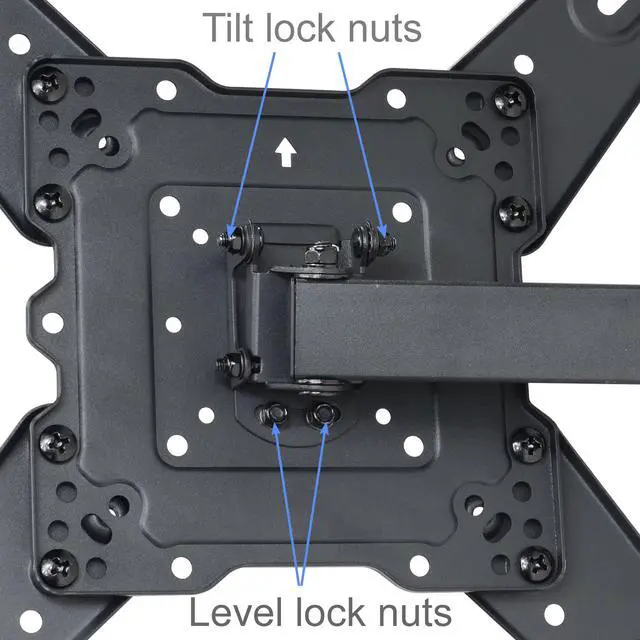 Alt view image 7 of 7 - VideoSecu Heavy Duty Tilt Swivel TV Wall Mount for most 26 29 32 37 39 40 43 46 48 50 55" LCD LED UHD HDTV with loading 88lbs, Max VESA 400x400mm, long extension 20" bxp
