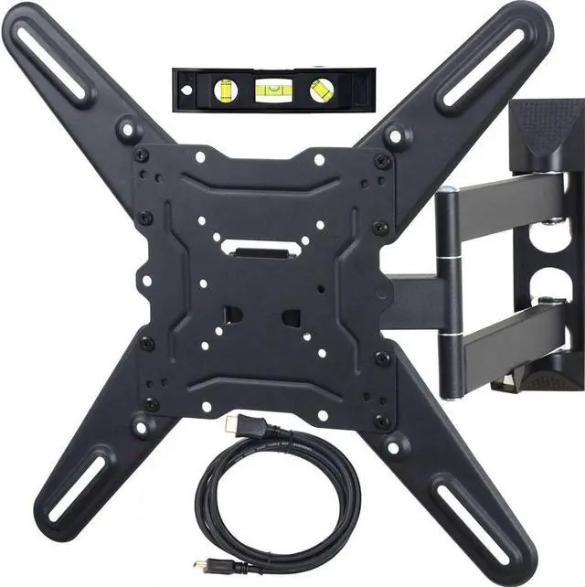 Main image of VideoSecu TV Wall Mount for Most 26 32 39 40 42 43 46 47 48 50 55" LED LCD Plasma  Full Motion Tilt Swivel Articulating Arm Bracket ch5