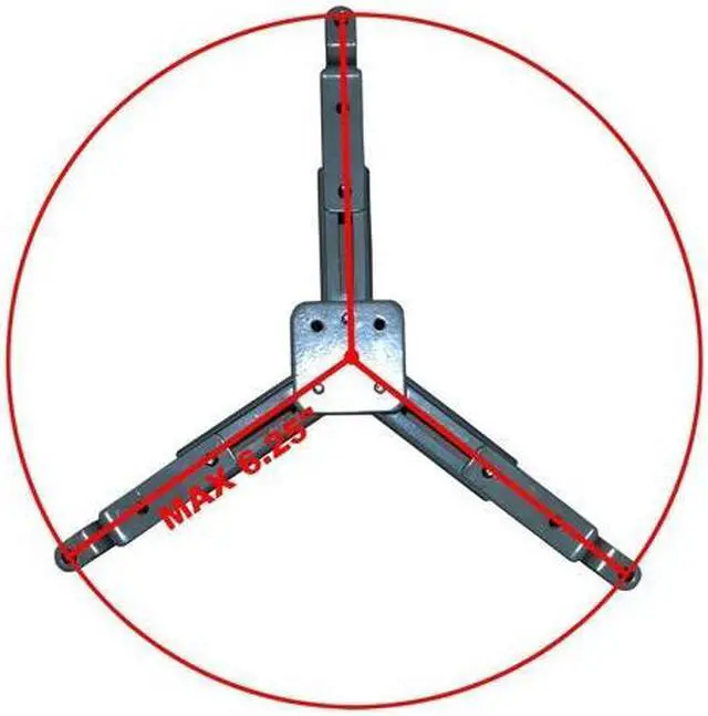 Alt view image 5 of 7 - VideoSecu Swivel Tilt Rotate Adjustable Height LCD DLP Projector Ceiling Mount Bracket with Extendable Pole - Fits Flat or Vaulted Ceiling/ Cable Management 1C9