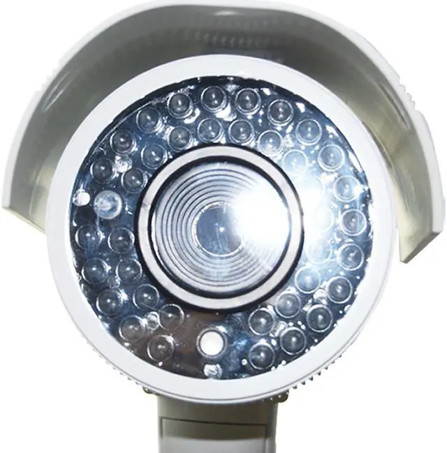 Alt view image 3 of 3 - VideoSecu Dummy Fake Infrared LEDs Flashing Light CCTV Surveillance Security Camera Bullet with Free Decal WL4