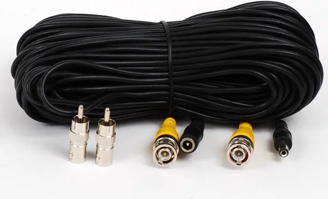 Alt view image 2 of 2 - VideoSecu 150 Feet Pre-made All-in-One Video Power Extension Cable Wire Cord for CCTV Surveillance Security Camera DVR System B7V