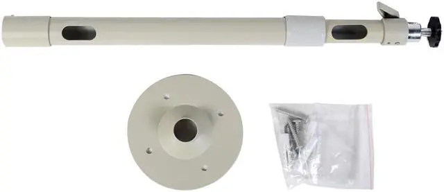 Alt view image 2 of 2 - VideoSecu Aluminum Heavy Duty Long Drop Ceiling Wall Mount Length Adjustable Stand for Surveillance Security Camera WUJ