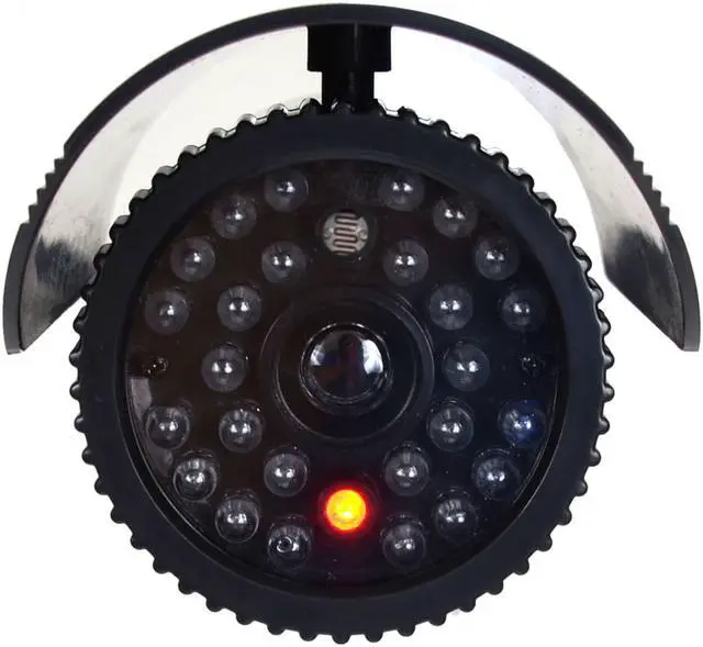 Alt view image 4 of 5 - VideoSecu 6 Pack Fake Security Cameras Dummy CCTV Surveillance Built-in flashing light Fake IR LEDs Surevillance CNG