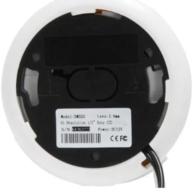 Alt view image 3 of 3 - VideoSecu CCTV Home 8 Dome Security Camera Built-in 1/3" Sony Effio CCD 600 TVL High Resolution 3.6mm Wide Angle View Lens with 2x 4CH Power Supply for DVR Home Surveillance System AN6