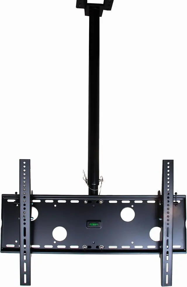 Alt view image 2 of 3 - VideoSecu Swivel Tilt TV Ceiling Mount for 40 42 45 46 47 50 52 55 57 58 60 65 70" LCD LED UHD 3D HDTV Flat Panel Screen with Height adjustment, Cable Management, Max VESA 700x400 & 132lbs B86