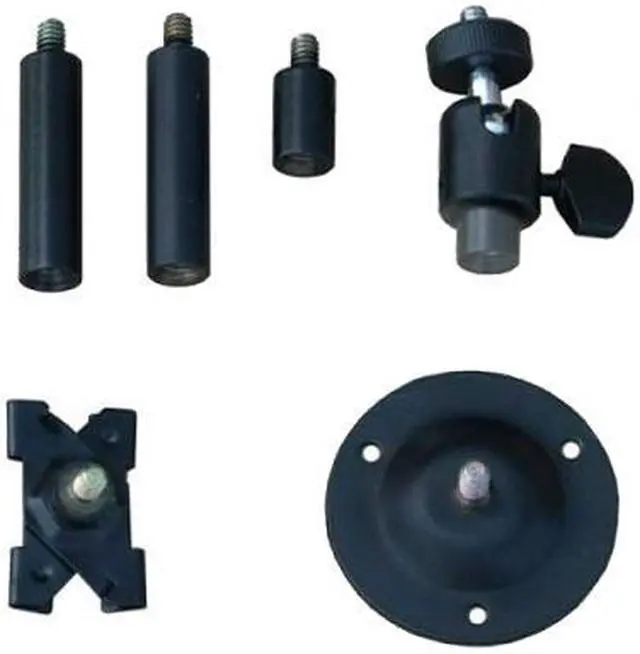 Alt view image 2 of 3 - VideoSecu Universal 2" - 6" Tilt Adjustable Metal Wall Ceiling Video Camera Mount Bracket Black for CCD Surveillance CCTV Security Camera bmb