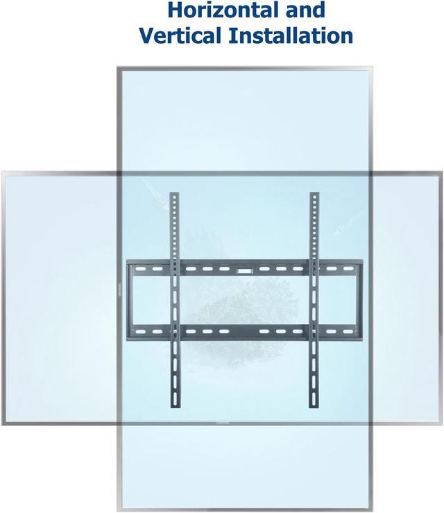 Alt view image 2 of 5 - VideoSecu Slim UHD LED LCD Plasma TV Wall Mount for Sony LG Panasonic Toshiba Sharp Westinghouse 32 37 39 40 42 46 47 48 50 51 55 58 60 65" Flat Panel Screen Displays with Loading 165lbs BXS