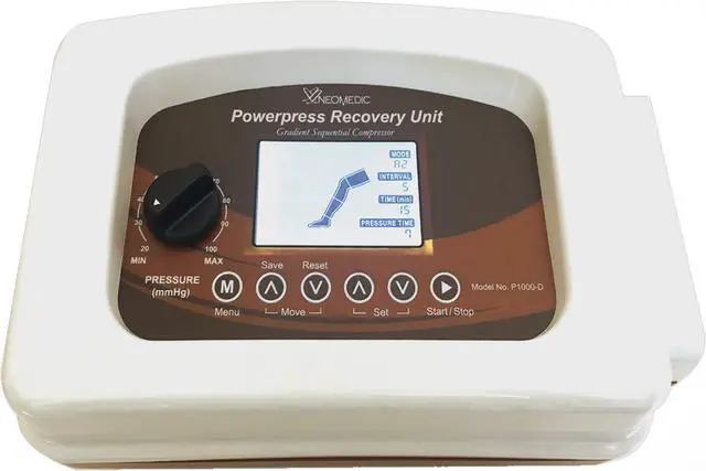 Alt view image 2 of 7 - POWERPRESS RECOVERY UNIT ALL IN ONE COMPRESSION MASSAGER W/Half Leg Complete Set (Large)