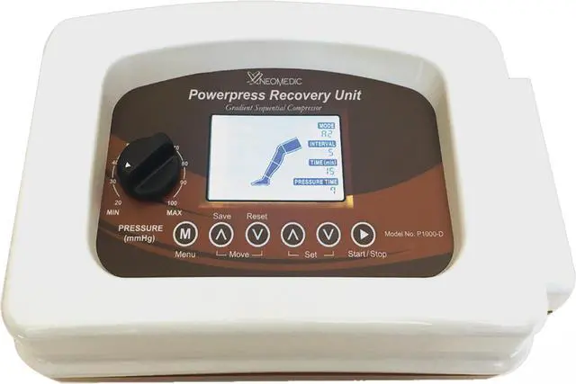 Alt view image 2 of 7 - POWERPRESS RECOVERY UNIT ALL IN ONE  COMPRESSION MASSAGER W/Full Leg Complete Set (X-Large)