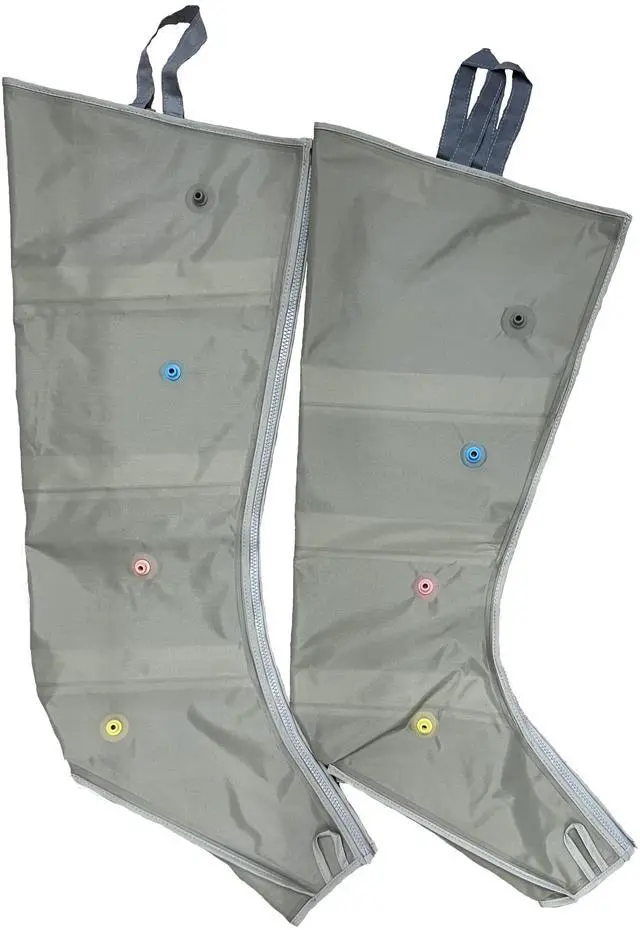 Alt view image 2 of 6 - POWERPRESS RECOVERY UNIT Air Sequential Compression Leg Massager Full Leg Sleeve Complete Set (Large)