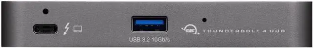 Alt view image 7 of 7 - OWC Thunderbolt Hub, 5 Port, Compatible with M1 Macs, Thunderbolt 3 Equipped Macs, and Thunderbolt 4 PCs, (OWCTB4HUB5P)