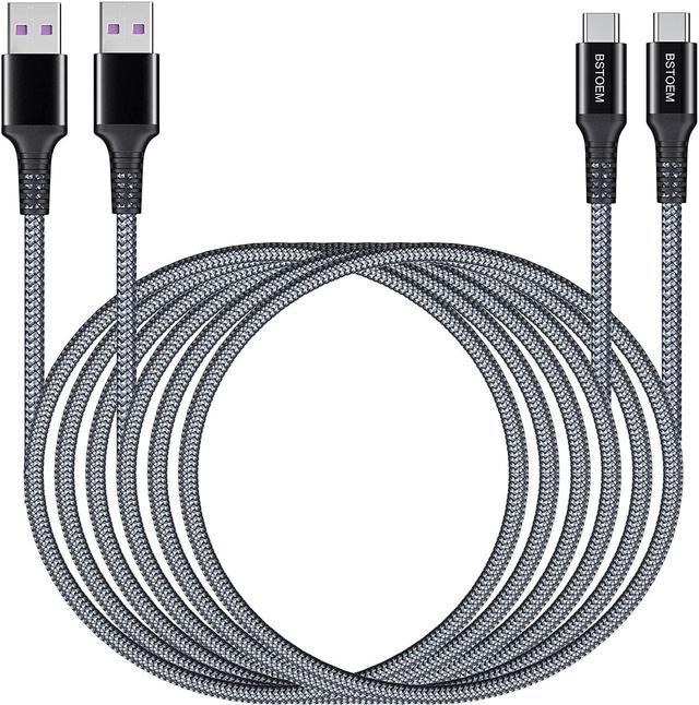 C & E USB C to C Cable [10ft 2-Pack] Long USB C Cable to USB C Fast  Charging USB Type C to Type C Cord 3m