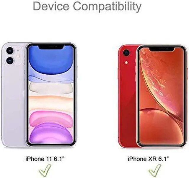 Alt view image 7 of 7 - (2 Pack) Designed for iPhone 11 and iPhone XR (6.1 inch) Tempered Glass Screen Protector with (Easy Installation Tray) Anti Scratch Bubble Free