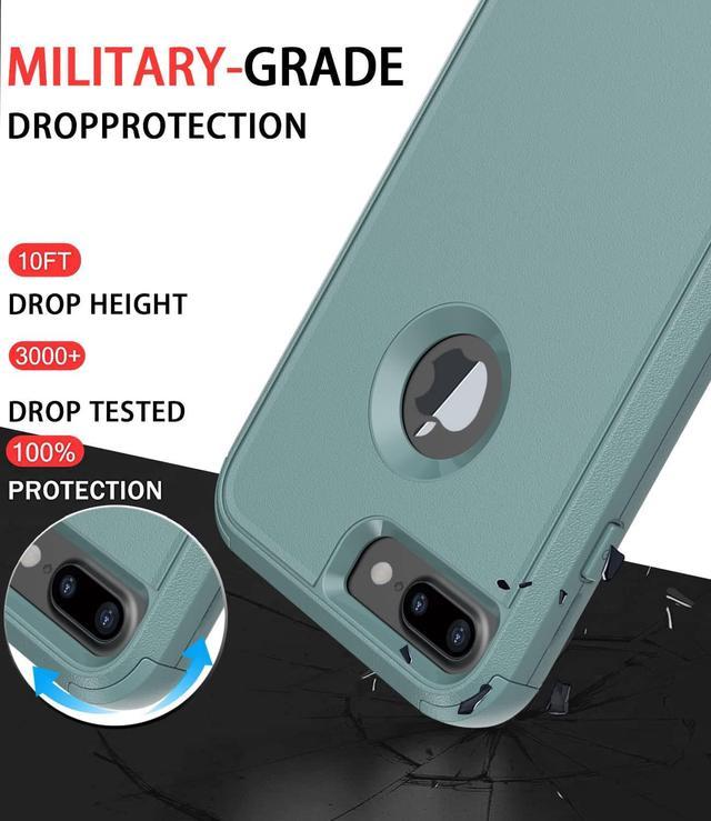 Petocase iPhone 8 Plus Case, Heavy Duty Slim Shockproof Drop