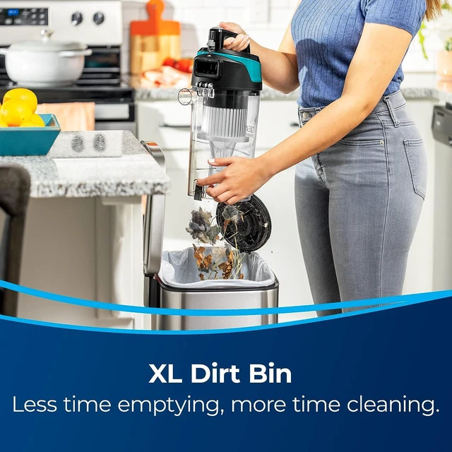 Alt view image 6 of 7 - Bissell CleanView Rewind Pet Bagless Vacuum with Automatic Cord Rewind, Active Extension Wand for Hard-to-Reach Areas, Powerful Suction & Multi-Surface Cleaning, 3534
