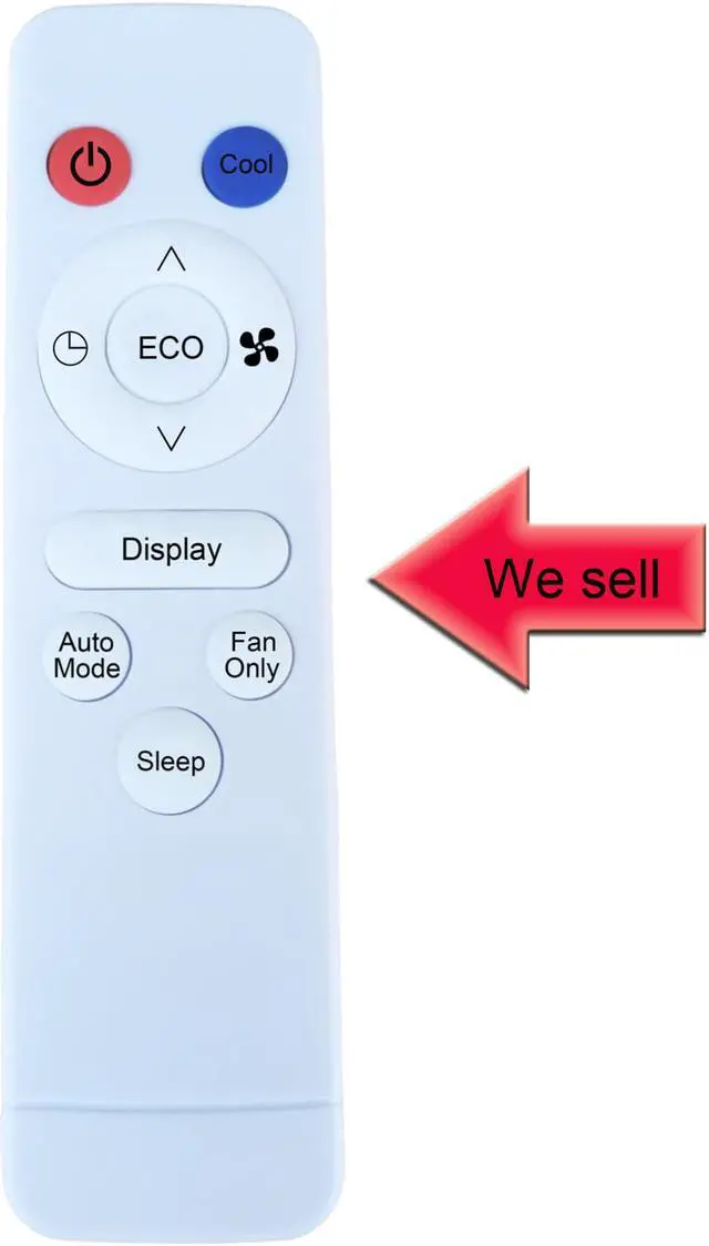 Alt view image 7 of 7 - Replacement Remote Control for Emerson Quiet Kool EQK AC Air Conditioner Remote Control EARC8RE1 EARC10RE1 EARC12RE1 EARC15RE1 EARC8RSE1 EARC10RSE1 EARC12RSE1 EARC15RSE1