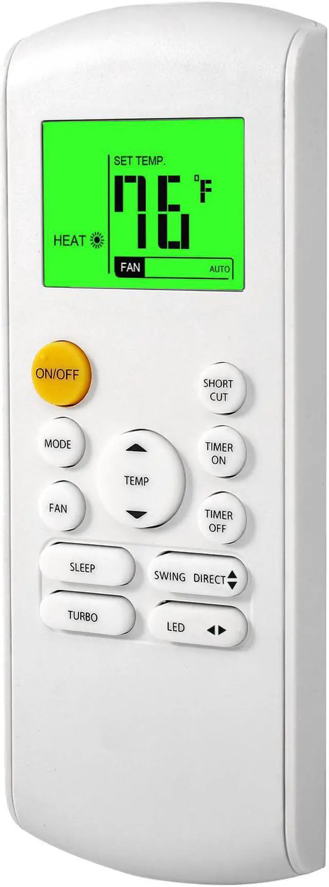 Alt view image 6 of 7 - Replacement Remote Control for Air Conditioner RG57A6/BGEFU1