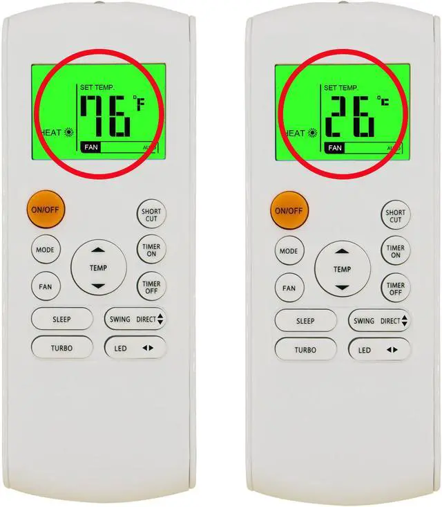 Alt view image 5 of 7 - Replacement Remote Control for Air Conditioner RG57A6/BGEFU1
