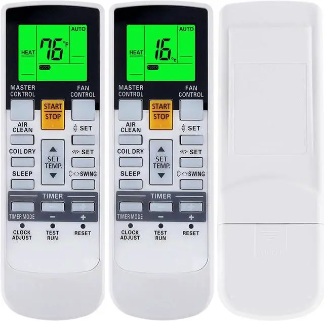 Alt view image 7 of 7 - Replacement Remote Control for Fujitsu ASU7RLF ASU9RLF ASU9RLQ ASU12RLF ASU12RLQ ASU18RLF ASU24RLF ASU18RLQ ASU18RL ASU24RLQ Wall Mounted Type Room Inverter Air Conditioner