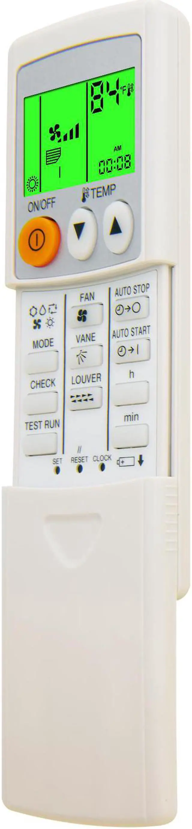 Alt view image 5 of 7 - Replacement Remote Control for Mitsubishi Electric AC Air Conditioner PKFY-P08NHMU-E2 PKFY-P12NHMU-E2 PKFY-P15NHMU-E2 PKFY-P18NHMU-E2 PKFY-P24NKMU-E2.TH PKFY-P30NKMU-E2.TH PKFY-P15VBM-E PKFY-P20VBM-E