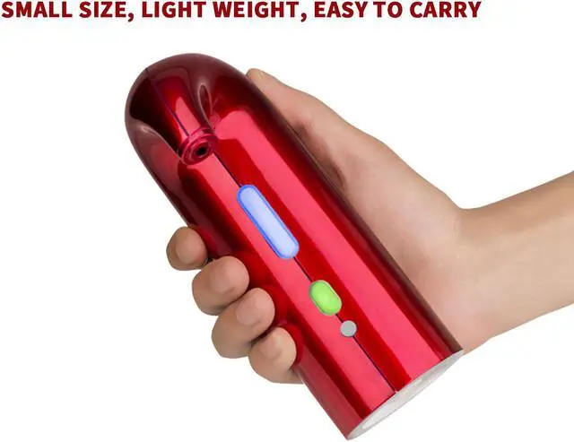 Alt view image 5 of 7 - Electric Wine Aerator,Smart Wine Decanter,Wine Dispenser Pump,Portable One-Touch Wine Decanter and Wine Dispenser Pump for Red and White Wine Smart Electric Wine Aerator & Dispenser USB Recharge