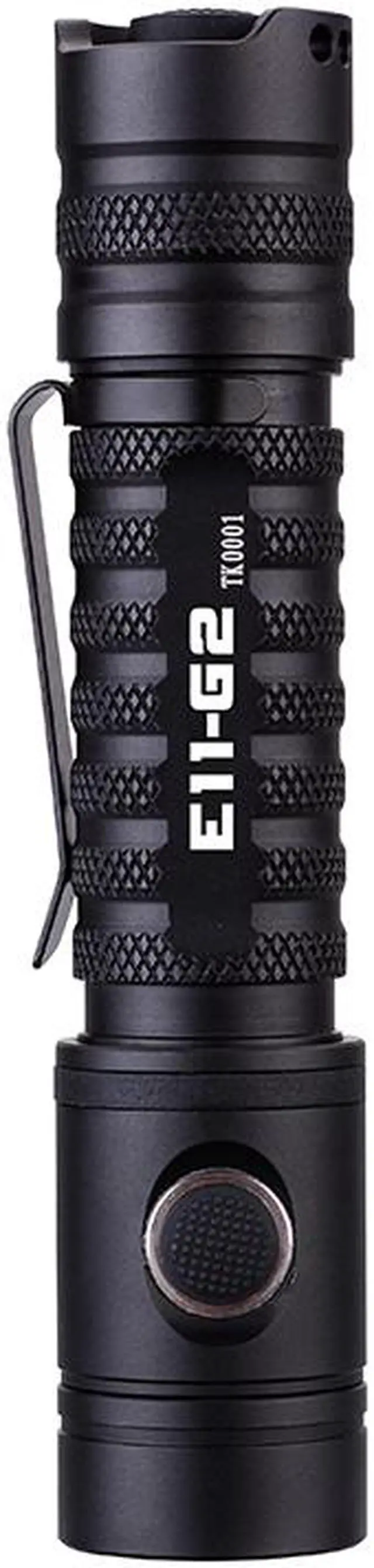 Alt view image 4 of 6 - Powertac E11-G2--1300 Lumen Dual-Switch Type-C Rechargeable LED EDC/Tactical Flashlight Powered by 18650x1(included)