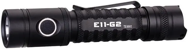 Alt view image 6 of 6 - Powertac E11-G2--1300 Lumen Dual-Switch Type-C Rechargeable LED EDC/Tactical Flashlight Powered by 18650x1(included)
