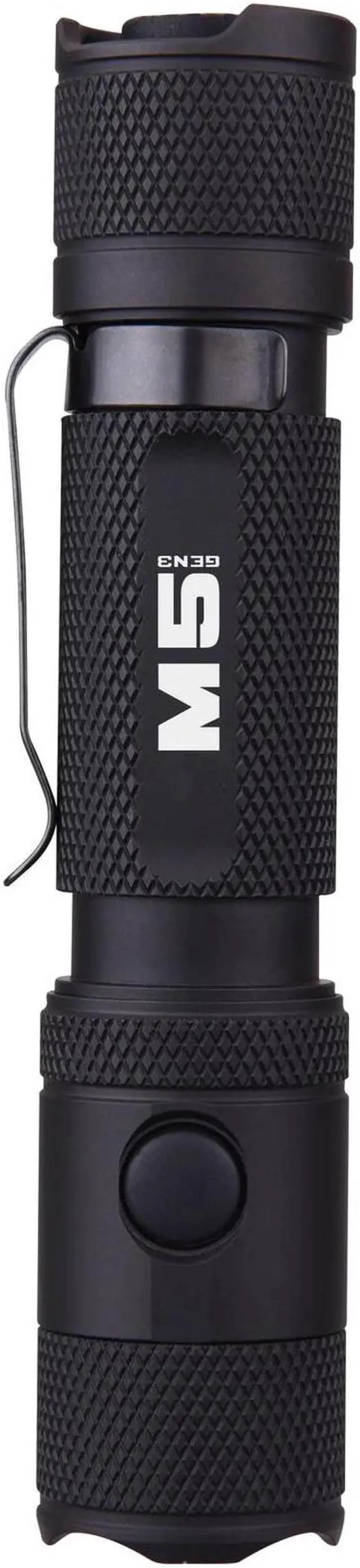 Main image of Powertac M5 Magnetic Rechargeable Flashlight Ultra bright to 2030 Lumens with SST40 LED Powered by18650 Battery with Dual Switches in Perfect Compact Size for Handheld for EDC/Military/Law Enforcement