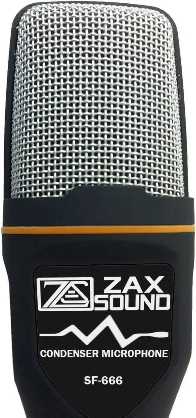 Alt view image 2 of 7 - Professional Cardioid Condenser Microphone with Tripod Stand for PC, Laptop, iPhone, iPad, Android Phones, Tablets, xBox and YouTube Recording, Black