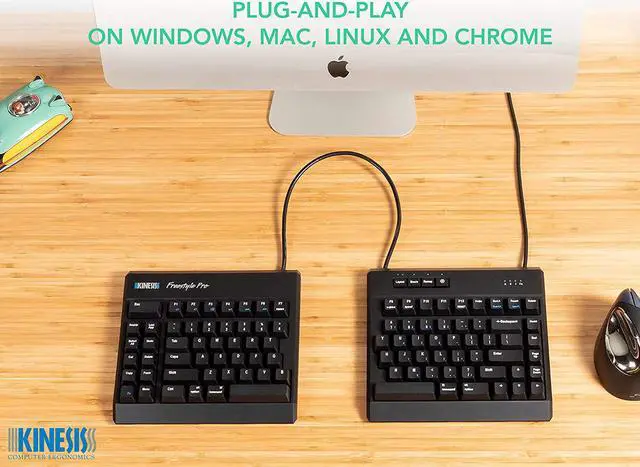Alt view image 7 of 7 - KINESIS USB Freestyle Pro Ergonomic Split Mechanical Keyboard (Cherry MX Brown Switches) - KB900-brn
