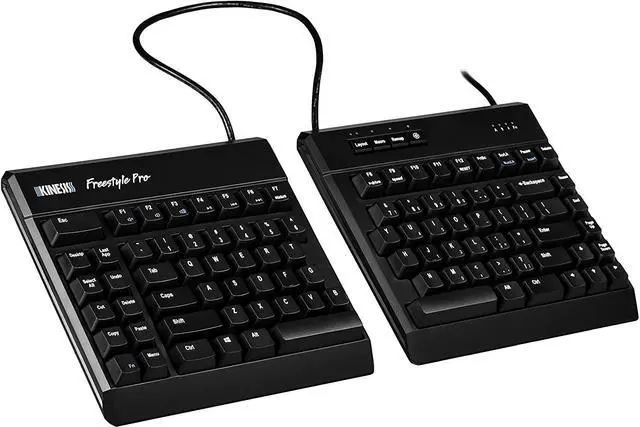 Main image of KINESIS USB-A Freestyle Pro Quiet Ergonomic Split Mechanical Keyboard (Cherry MX Silent Red Switches)
